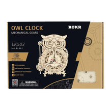 Load image into Gallery viewer, 3D Puzzle - Owl Clock