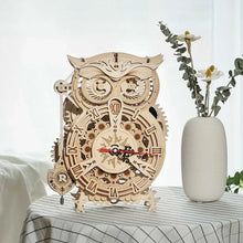 Load image into Gallery viewer, 3D Puzzle - Owl Clock