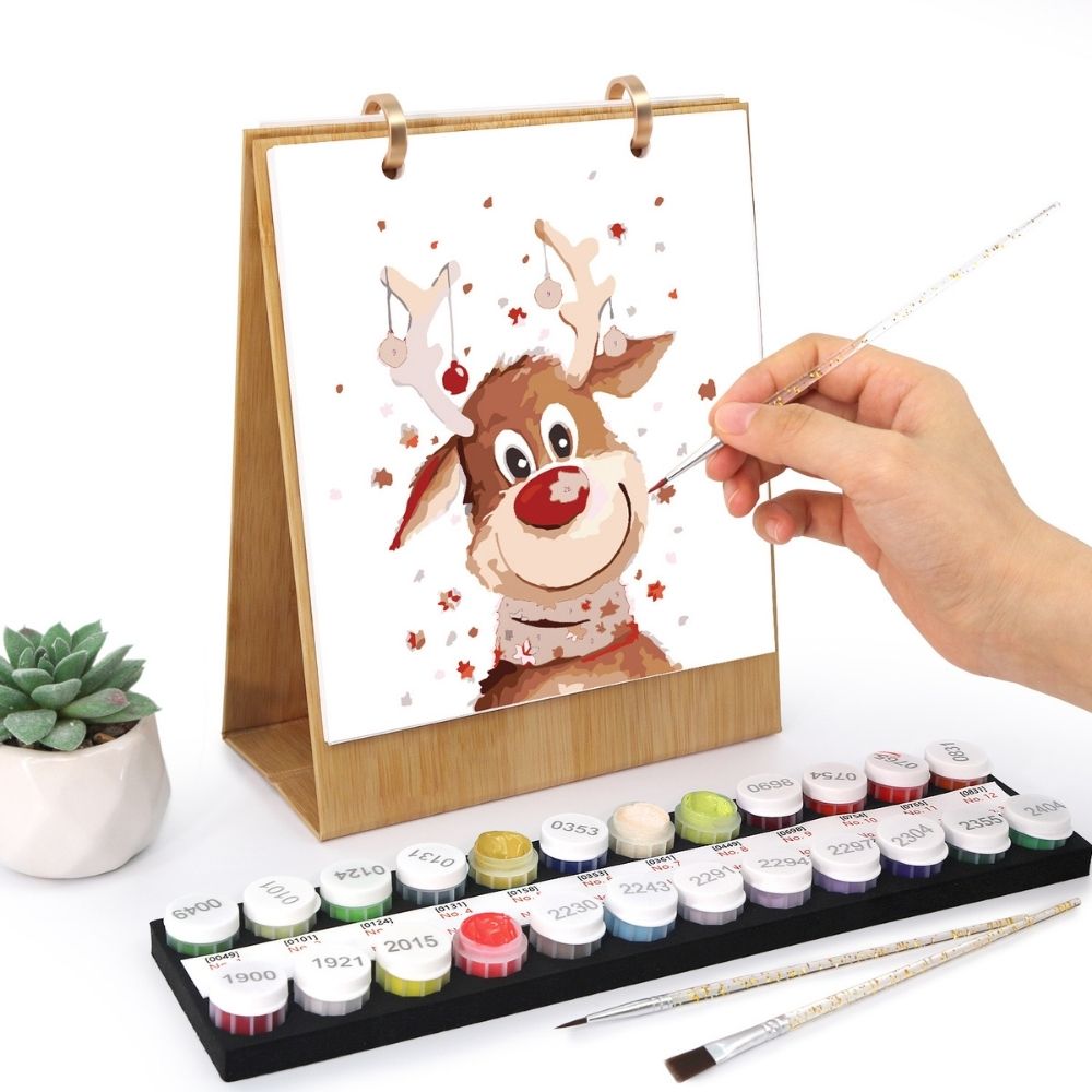 Paint by Numbers Calendar 2026 - Christmas Classics Icons – Figured'Art