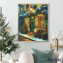 Load image into Gallery viewer, Diamond Painting - Festive Green Door