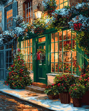 Load image into Gallery viewer, Diamond Painting - Festive Green Door