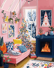 Load image into Gallery viewer, Diamond Painting - Artistic Holiday Corner