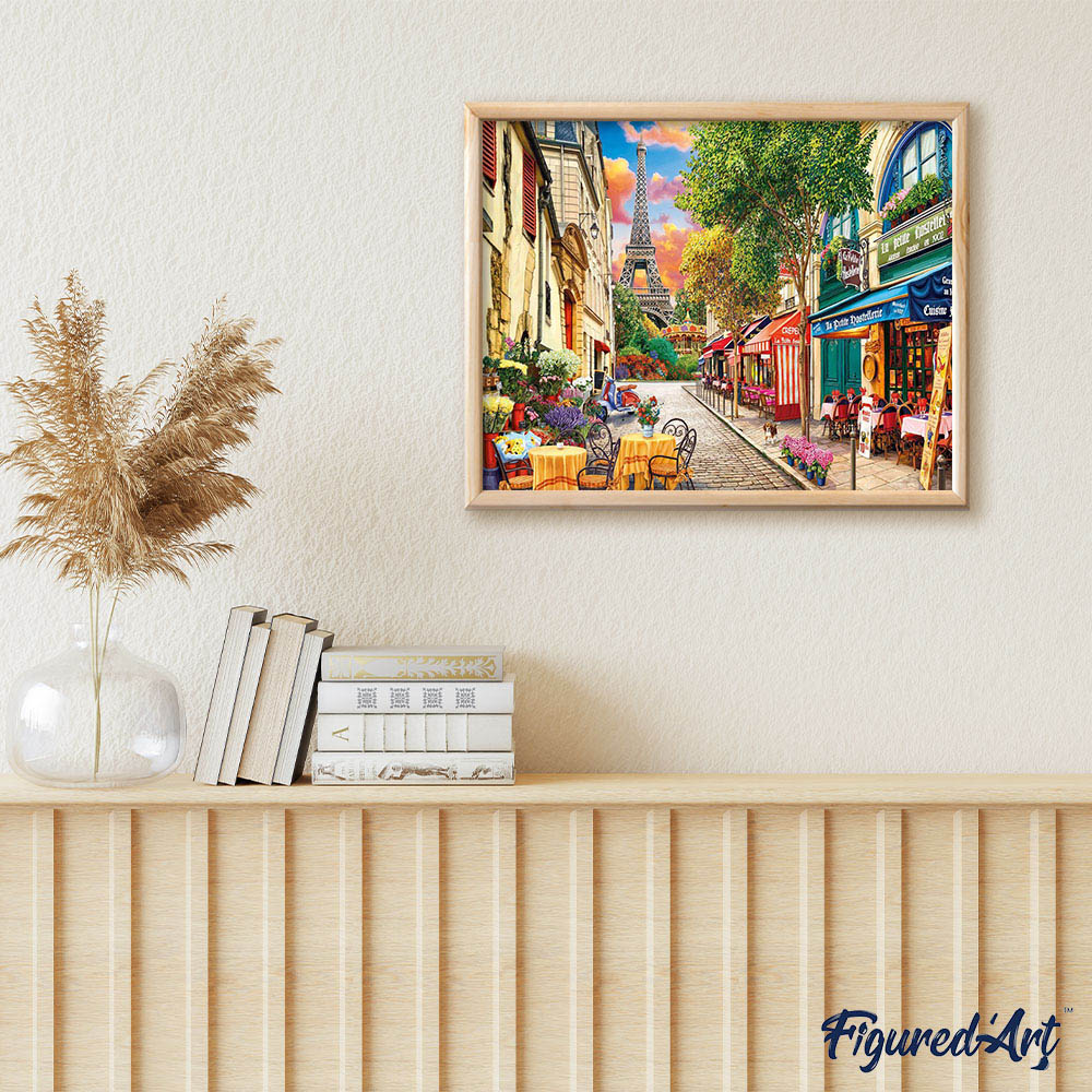 Paint by numbers - Paris Alley – Figured'Art
