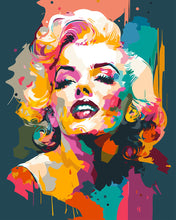 Load image into Gallery viewer, Paint by numbers kit for adults Timeless Diva Abstract Figured'Art UK
