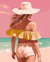 Load image into Gallery viewer, Paint by numbers kit for adults Beauty by the Sea Figured'Art UK