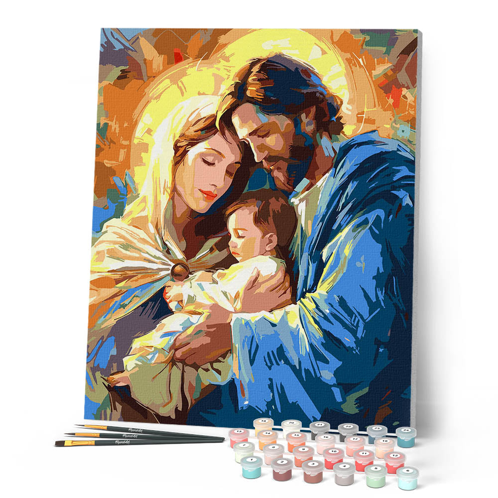 Paint by Numbers for adults UK - Holy Family – Figured'Art