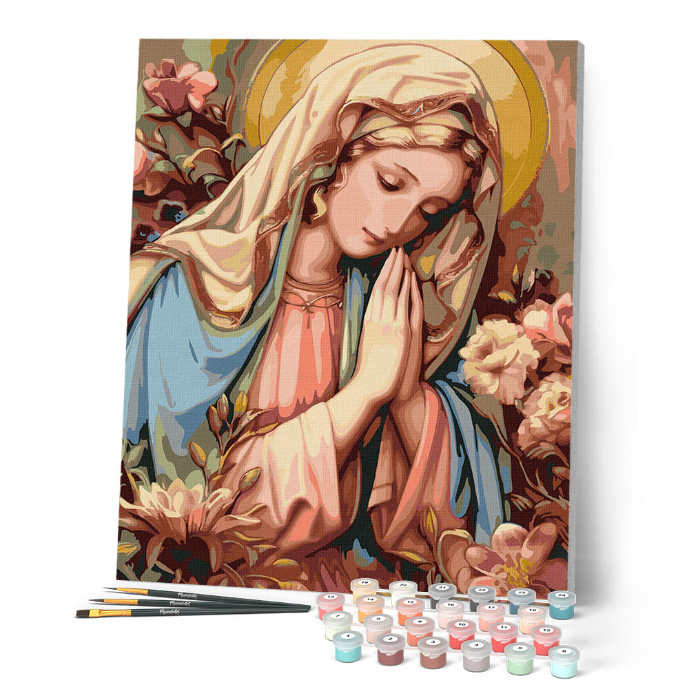 Paint by Numbers for adults UK - Blessed Virgin Mary – Figured'Art