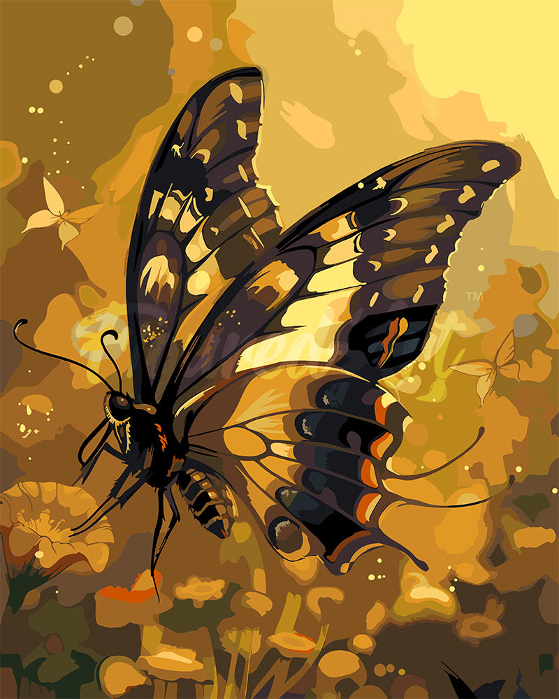 Paint By Numbers For Adults UK Illuminated Swallowtail Figured Art paint-by-numbers-for-adults-uk-illuminated-swallowtail-figured-art