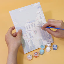 Load image into Gallery viewer, Mini Paint by numbers 15x20cm (6 pieces) - Mediterranean Dreams