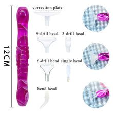 Load image into Gallery viewer, Diamond Painting Premium Pen Purple 5 Variants