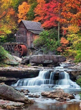 Load image into Gallery viewer, Diamond Painting | Diamond Painting - Mountain Cabin and Cascade | Diamond Painting Landscapes landscapes mountains | FiguredArt