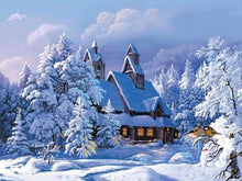 Load image into Gallery viewer, paint by numbers | Winter view | intermediate landscapes | FiguredArt