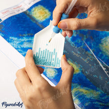 Load image into Gallery viewer, Diamond Painting - Van Gogh-inspired Boy in Autumn