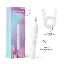 Load image into Gallery viewer, Electric Diamond Painting Pen – Rechargeable with Vacuum Suction
