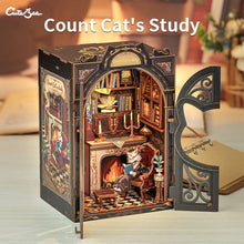 Load image into Gallery viewer, DIY Book Nook kit - Count Cat's Study
