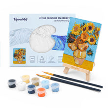 Load image into Gallery viewer, 3D Painting Kit - Sunflowers, Van Gogh Figured'Art