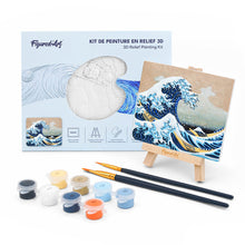 Load image into Gallery viewer, 3D Painting Kit - The great wave of Kanagawa Figured'Art