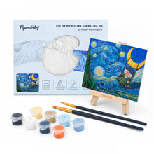 Load image into Gallery viewer, 3D Painting Kit - Little Dreamer in Starry Night Figured'Art