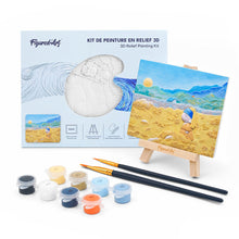 Load image into Gallery viewer, 3D Painting Kit - Little Pearl in Gold Fields Figured'Art