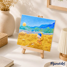 Load image into Gallery viewer, 3D Painting Kit - Little Pearl in Gold Fields
