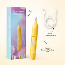 Load image into Gallery viewer, Electric Diamond Painting Pen – Rechargeable with Vacuum Suction