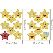 Load image into Gallery viewer, 5D Diamond Painting 16 Emoji Star Stickers