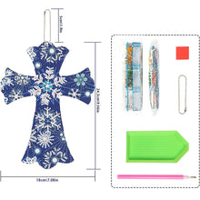 Load image into Gallery viewer, 5D Diamond Painting Decorative Pendant Cross Star