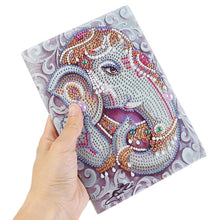 Load image into Gallery viewer, 5D Diamond Painting Notebook Elephant God Ganesha