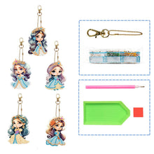 Load image into Gallery viewer, 5D Diamond Painting Keychain Queen 5 Pieces