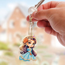 Load image into Gallery viewer, 5D Diamond Painting Keychain Queen 5 Pieces