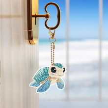 Load image into Gallery viewer, 5D Diamond Painting Turtle Pendant 6 Pieces
