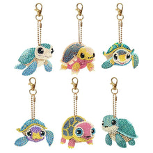 Load image into Gallery viewer, 5D Diamond Painting Turtle Pendant 6 Pieces