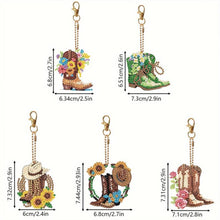 Load image into Gallery viewer, Diamond Painting Pendant Boot 5 Piece Set