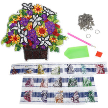 Load image into Gallery viewer, 5D Diamond Painting Door Hanger with Flower Pot