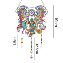 Load image into Gallery viewer, 5D Diamond Painting Door Hanger with Elephant