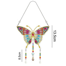 Load image into Gallery viewer, 5D Diamond Painting Door Hanger Butterfly design