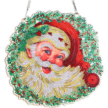 Load image into Gallery viewer, 5D Diamond Painting Door Hanger Santa Claus
