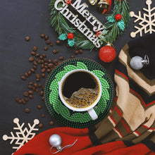 Load image into Gallery viewer, 5D Diamond Painting Coaster with Christmas