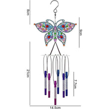 Load image into Gallery viewer, 5D Diamond Art Wind Chime Butterfly