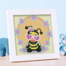 Load image into Gallery viewer, 5D Children's Diamond Painting Bee with Picture Frame