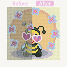Load image into Gallery viewer, 5D Children's Diamond Painting Bee with Picture Frame