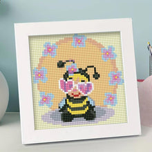 Load image into Gallery viewer, 5D Children's Diamond Painting Bee with Picture Frame