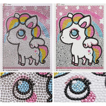 Load image into Gallery viewer, 5D Kids Diamond Painting with Unicorn with Picture Frame