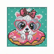 Load image into Gallery viewer, 5D Diamond Painting Dog with Glasses with Picture Frame