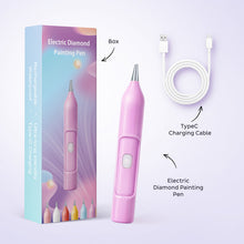 Load image into Gallery viewer, Electric Diamond Painting Pen – Rechargeable with Vacuum Suction