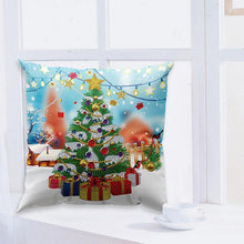 Load image into Gallery viewer, 5D Diamond Painting Pillow Cover 30x30cm Christmas Tree