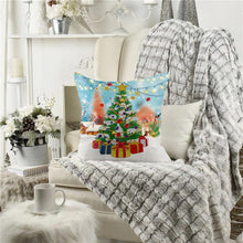 Load image into Gallery viewer, 5D Diamond Painting Pillow Cover 30x30cm Christmas Tree