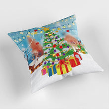 Load image into Gallery viewer, 5D Diamond Painting Pillow Cover 30x30cm Christmas Tree