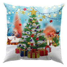 Load image into Gallery viewer, 5D Diamond Painting Pillow Cover 30x30cm Christmas Tree