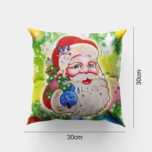 Load image into Gallery viewer, 5D Diamond Painting Pillow Cover 30x30cm Santa Claus
